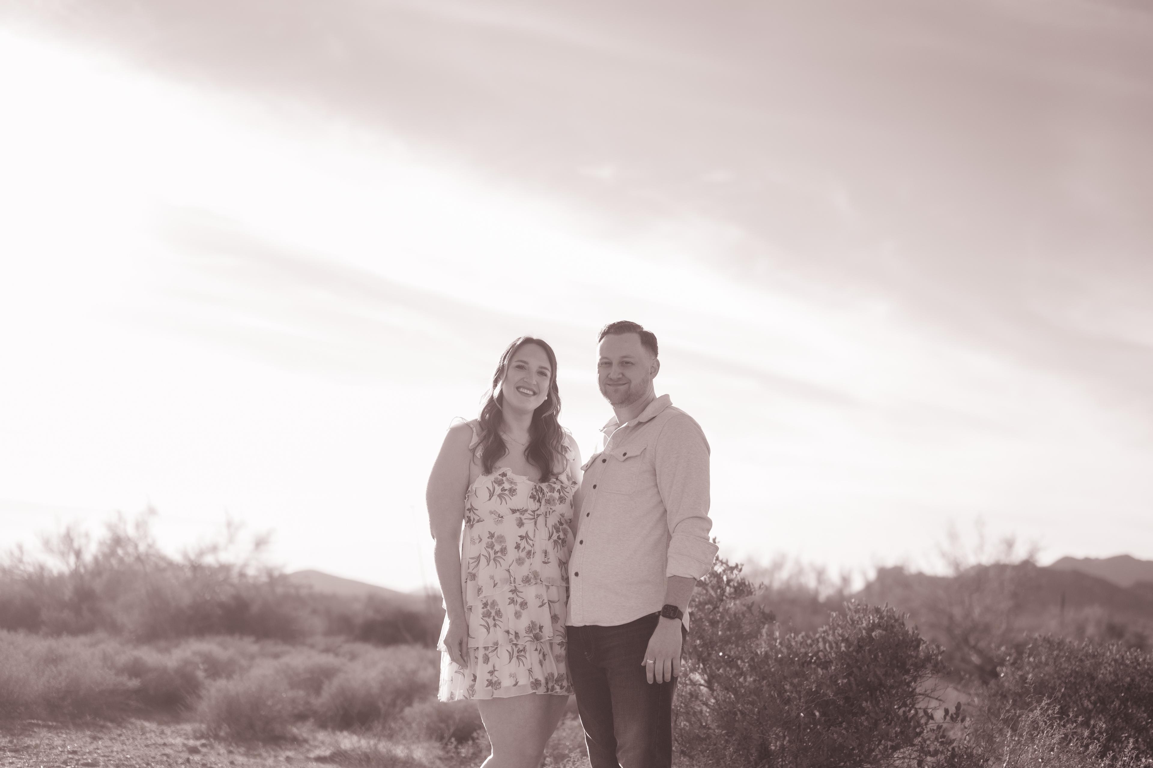 Golden Hour Engagement Session at Lost Dutchman State Park | Maria & Matt