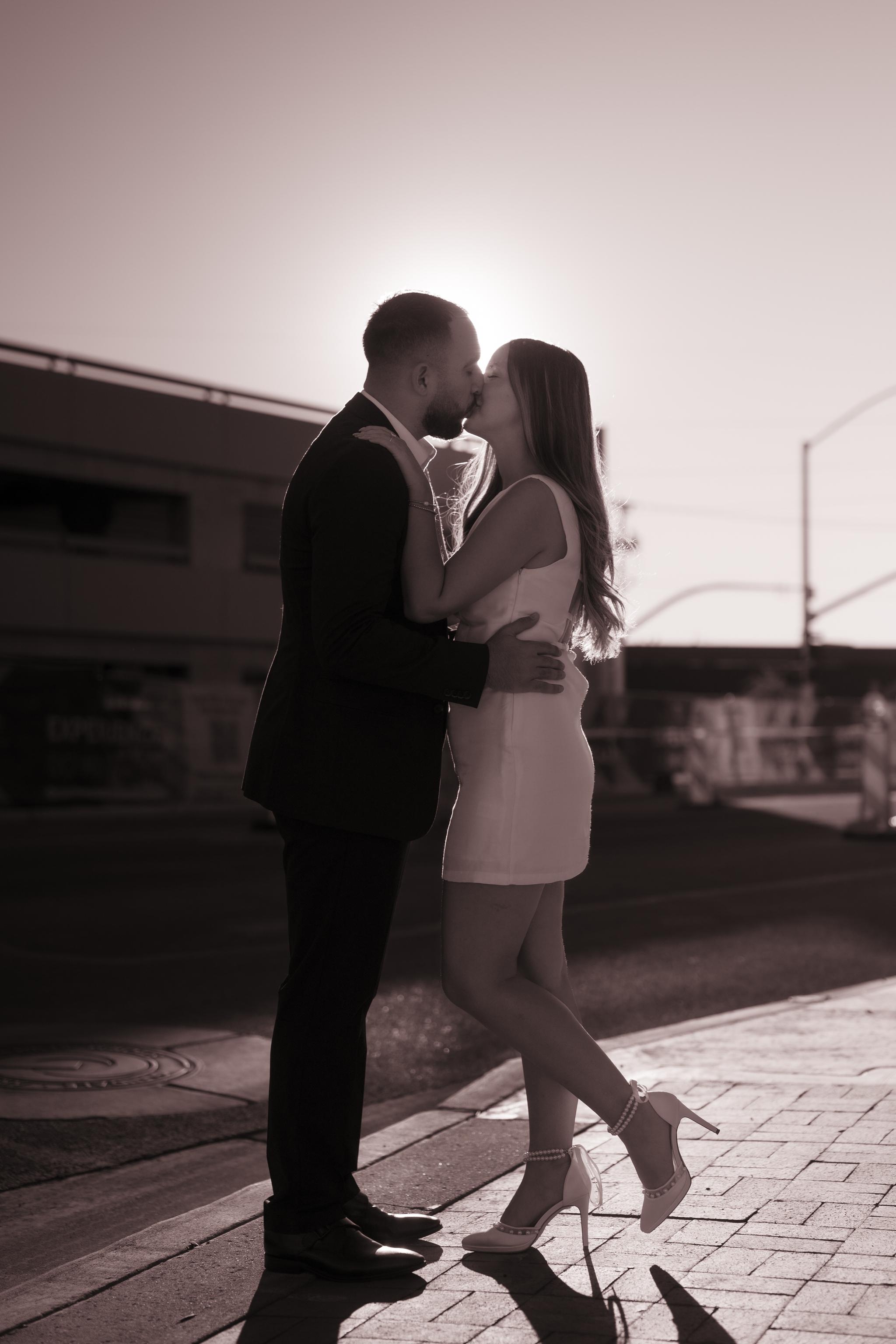 A Love That Shines: Alex & Andrea’s Downtown Glendale Engagement Session